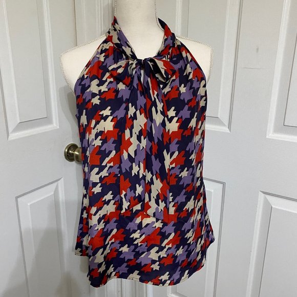 NWOT Banana Republic M Light Weight Top with Tie at Neckline - Picture 1 of 9